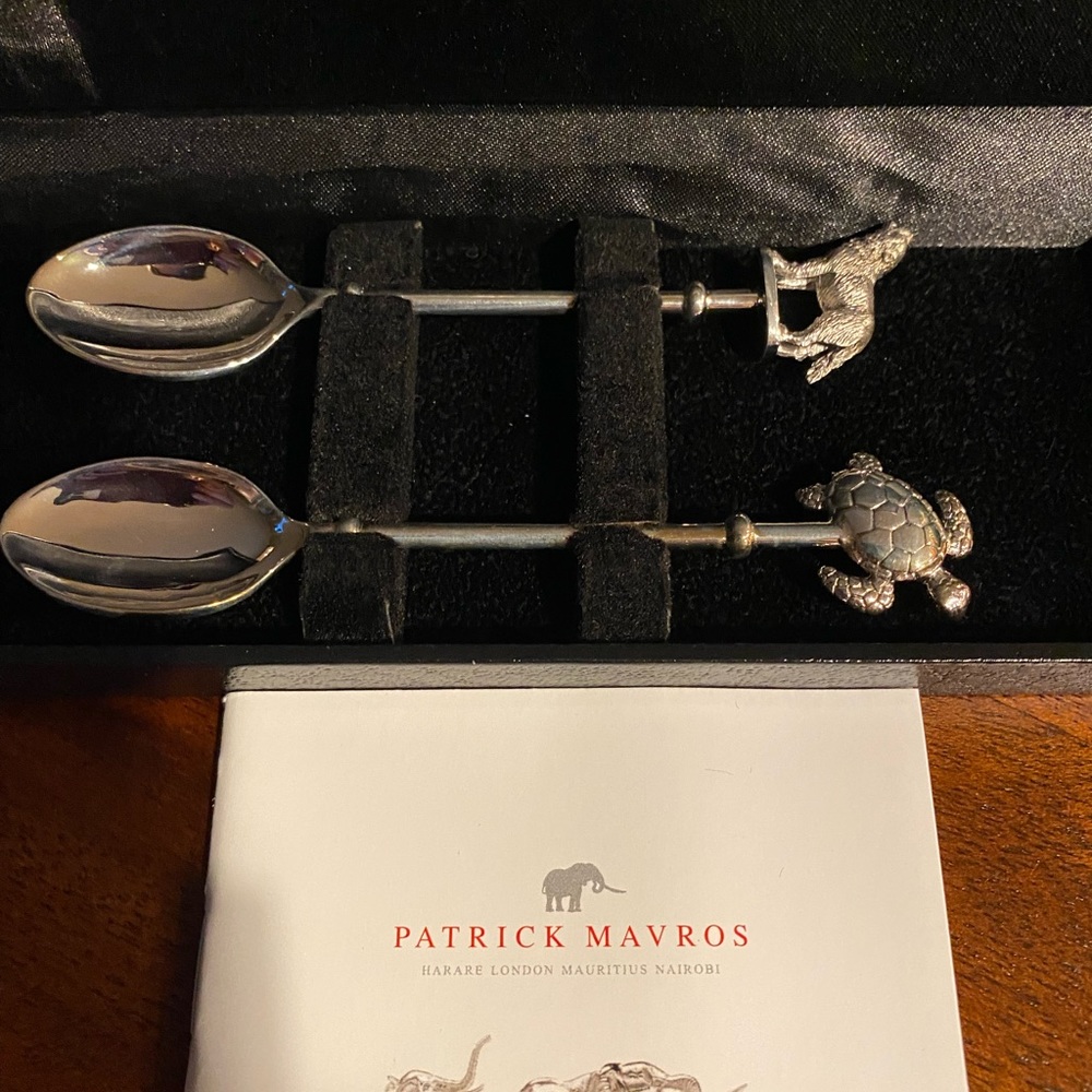 Patrick Mavros Coffee Spoon in Silver- SET